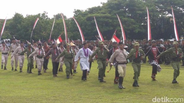 TNI AD Gelar Upacara HUT Infanteri di Kutoarjo
