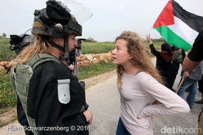  Israel Perpanjang Penahanan Ahed Tamimi Si Gadis Palestina