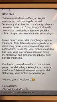 Heboh, Toko Kue & Rental Komputer Menolak Bikin Ucapan Selamat Natal