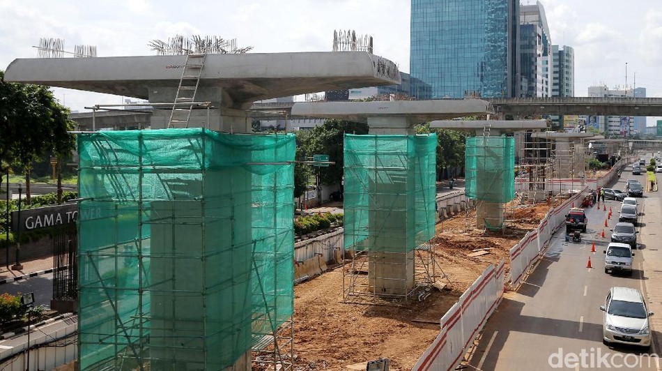 Hari Libur, LRT Jabodebek Terus Dikebut
