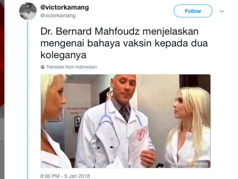 Di Tengah KLB Difteri, Bintang Film Porno Eksis di Situs Anti Vaksin