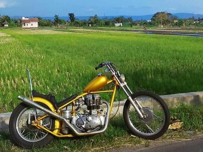 Jokowi Pesan Motor Chopper Warna Emas dari Bengkel di Lebak Bulus