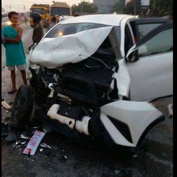 Daihatsu Terios Terbaru Alami Kecelakaan di Riau
