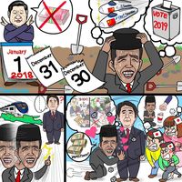 Komikus Jepang Sindir Proyek Kereta Cepat JKT-BDG Jokowi