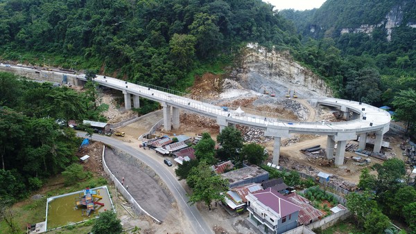 Keren Banget! Jalan Layang Ini Dibangun Meliuk di Antara Hutan