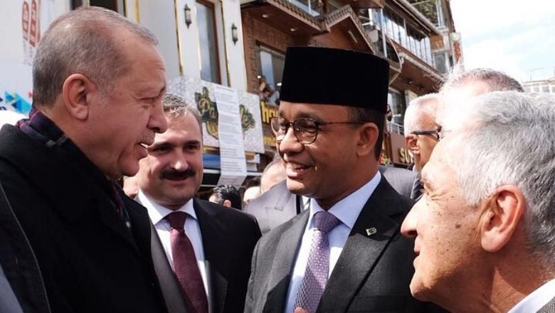 Gubernur Rasa Presiden, Anies Baswedan Bertemu Erdogan