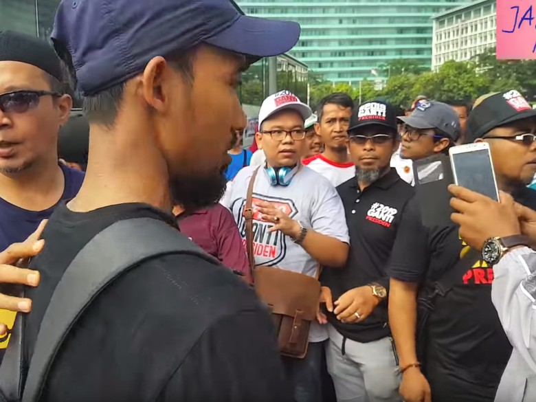 Hadir di CFD, Mustofa Nahra: Tak Ada Intimidasi ke Ibu-Anak, Hanya ditawari Kaos