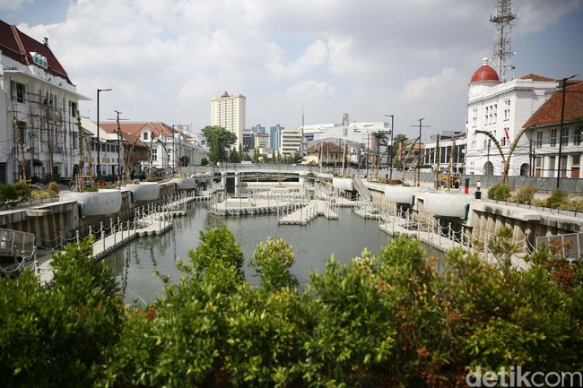 Kali Besar Kota Tua Jakarta Kini Mirip Cheonggyecheon di Seoul