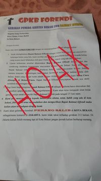 Polisi Tangkap Penyebar Hoax Ajakan 'Perang Salib' di Bekasi