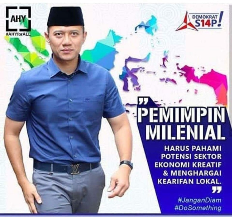 Sabuk LV AHY di Poster 'Kearifan Lokal' Ramai Dibahas, Ini Kata PD