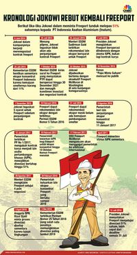 Setelah 51 Tahun, Jokowi Bikin RI Kuasai 51% Saham Freeport