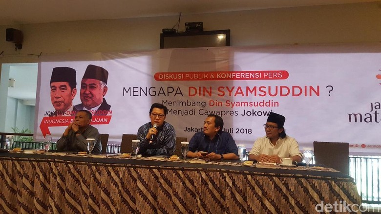 Relawan Dorong Din Syamsuddin Jadi Cawapres Jokowi