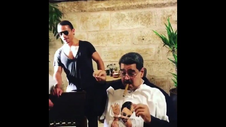 Presiden Venezuela Makan Steak Mahal Salt Bae di Turki, Rakyatnya Marah