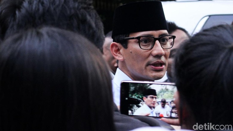 Kini Sandiaga Tak Mau Komentar Soal Ratna Sarumpaet