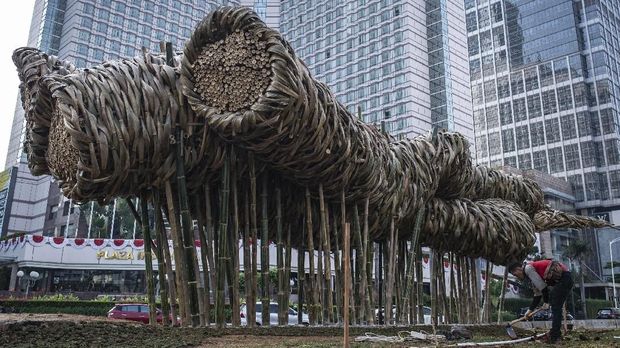 Anies soal Bambu Getah Getih: Kalau Besi Impor dari Tiongkok
