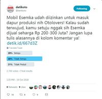 Polling: Kalau Esemka seperti Fortuner Baru, Pantas Harganya Rp 200 Jutaan