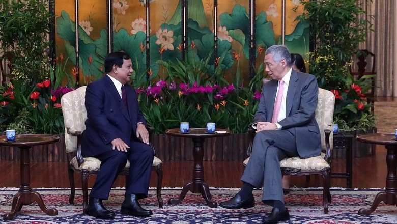 Prabowo Bertemu PM Singapura, Apa yang Dibahas ?