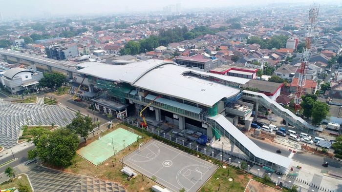 Penampakan LRT Jakarta dari Udara, Keren Lho