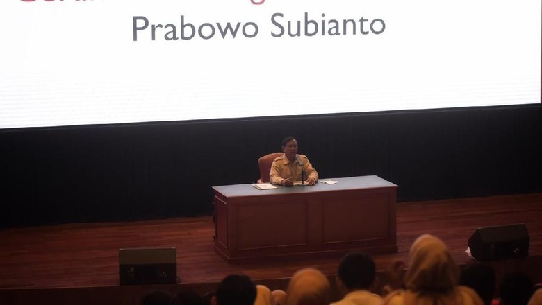 Prabowo: RI Terancam Krisis Air, Krisis Minyak, dan Air Laut Masuk HI di 2025