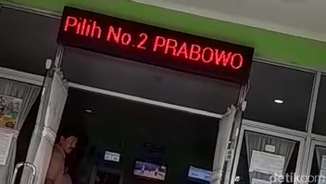 Heboh Running Text Puskesmas di Semarang Diretas Pro Prabowo