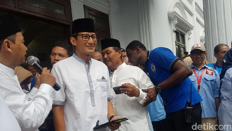 Sandiaga Sedih Subkhan Ditahan: Satu Per Satu Pendukung Gugur