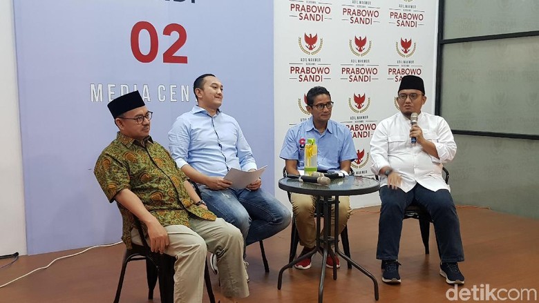 BPN: Dana Kampanye Prabowo-Sandiaga Rp 191,5 M, Terpakai Rp 149,7 M