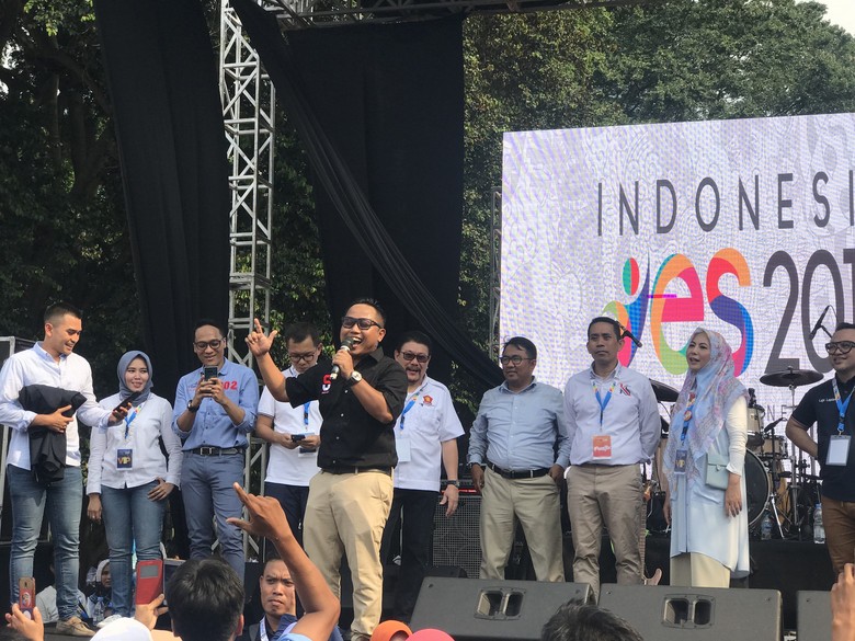 Narji: Badan Prabowo Mirip Badan Saya, Pak Sandi Ganteng Mirip Saya