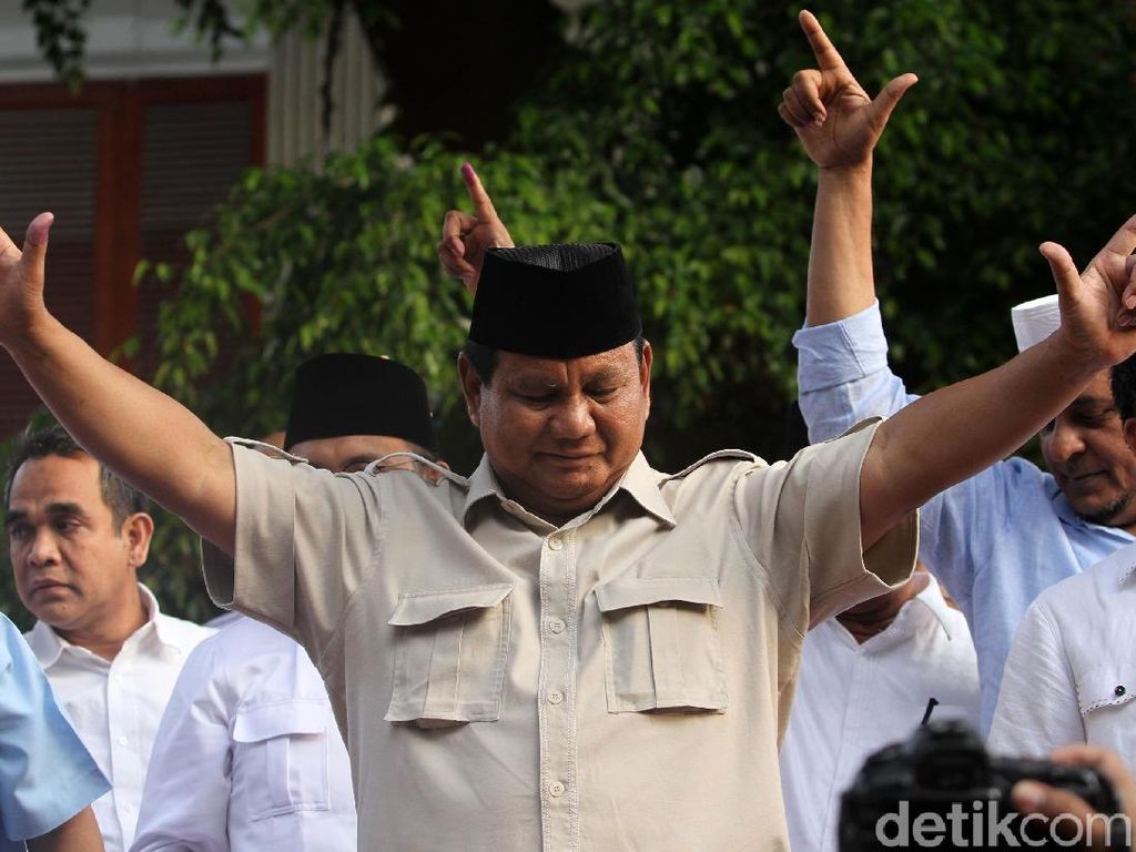 Momen Deja Vu Prabowo Subianto Saat Pilpres 2014 dan 2019