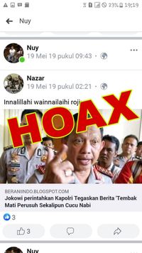 Posting Hoax soal Jokowi dan Kapolri, Pemuda di Kalteng Ditangkap