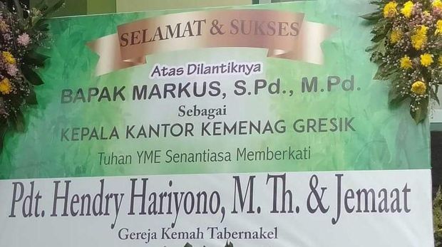 Bukan Pendeta, Ini Sosok Markus Kepala Kemenag Gresik yang Viral