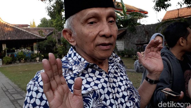 Prabowo Ketemu Jokowi, Amien Rais: Kok Tiba-tiba Nyelonong?