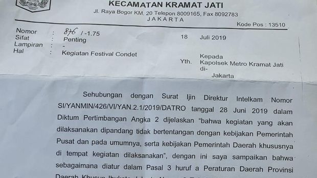 Anies Absen di Festival Condet, Panitia: Padahal Kami Menangkan 85%