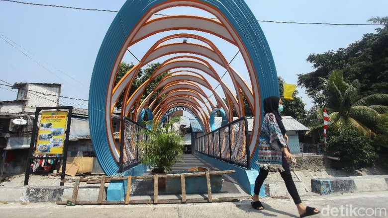 Begini Wujud Jembatan Ketupat yang Bakal Diresmikan Anies