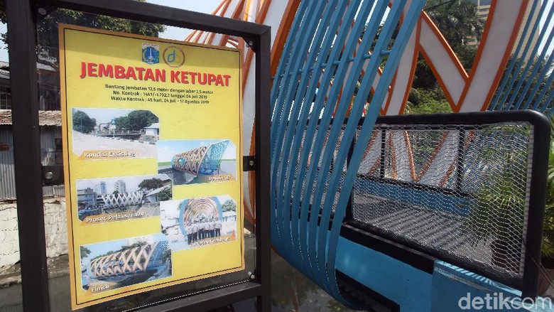 Begini Wujud Jembatan Ketupat yang Bakal Diresmikan Anies