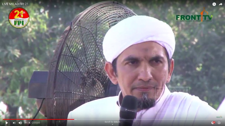 3 Tahun Rayakan Milad Tanpa Habib Rizieq, FPI Singgung Penguasa