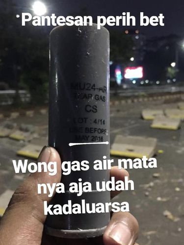 Viral Gas Air Mata Kedaluwarsa, Benarkah Lebih Pedih dan Beracun?