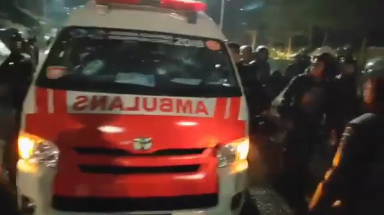 5 Ambulans Diamankan di Pejompongan Diduga Milik Pemprov DKI