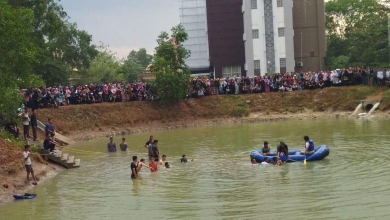 Tragis! Gara-gara Candaan Lempar Sepatu, 2 Mahasiswa Lampung Tewas Tenggelam