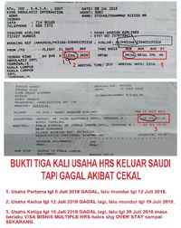 Menantu Tunjukkan 'Bukti Cekal' HRS yang Dikeluarkan Otoritas Saudi