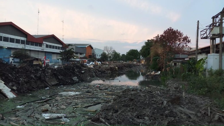 Ini Potret Saluran Air yang Jadi Alasan Penggusuran di Sunter