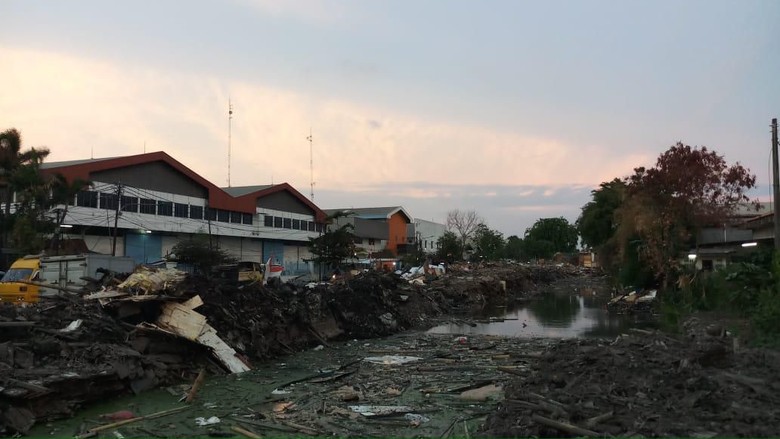 Ini Potret Saluran Air yang Jadi Alasan Penggusuran di Sunter