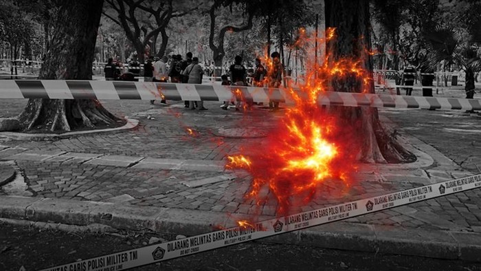 Terdengan Ledakan di Polsek Astanaanyar Kota Bandung