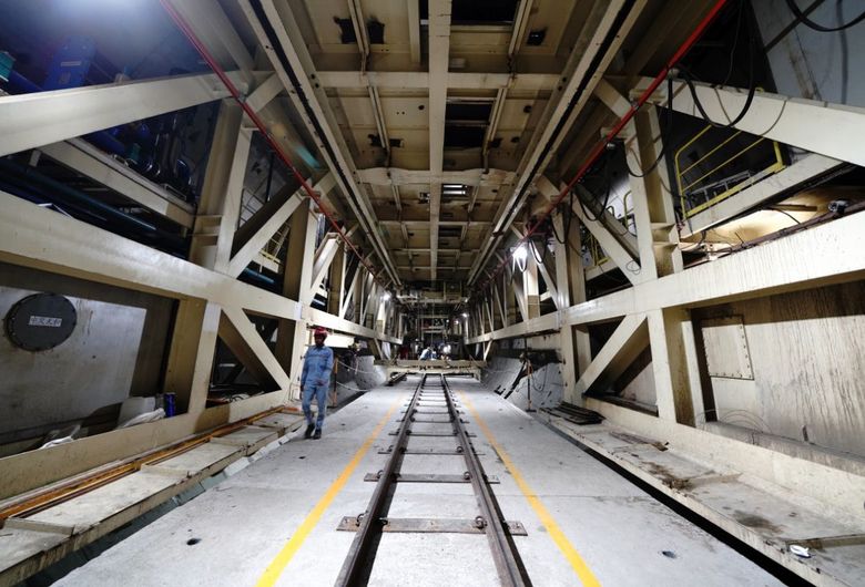 Penampakan Terowongan Kereta Cepat JKT-BDG di Bawah Tol Japek