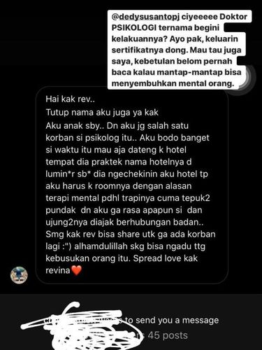Revina VT, Selebgram Cantik Yang Menolak "Ngamar" Bersama Psikolog