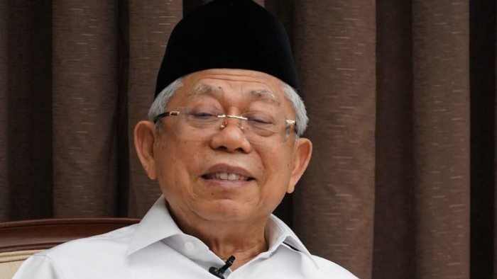 Ma'ruf Semangati Anies Lawan Corona di DKI: Tetap Semangat Pak Gubernur!