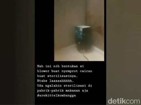 Viral Bilik Sterilisasi Anti Corona Pesanan Risma