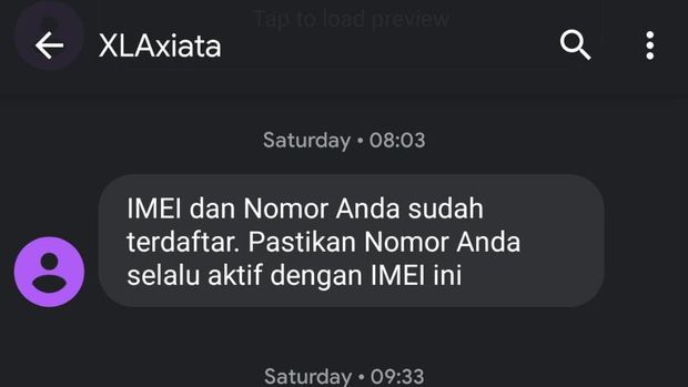 Yakin Handphone – nya Legal? Udah dapat Notifikasi SMS Belum?