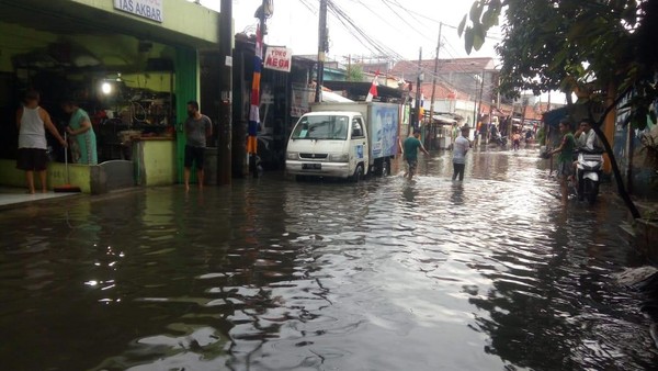 Ini Titik-titik Banjir di Jakarta Akibat Hujan Deras Sore Tadi