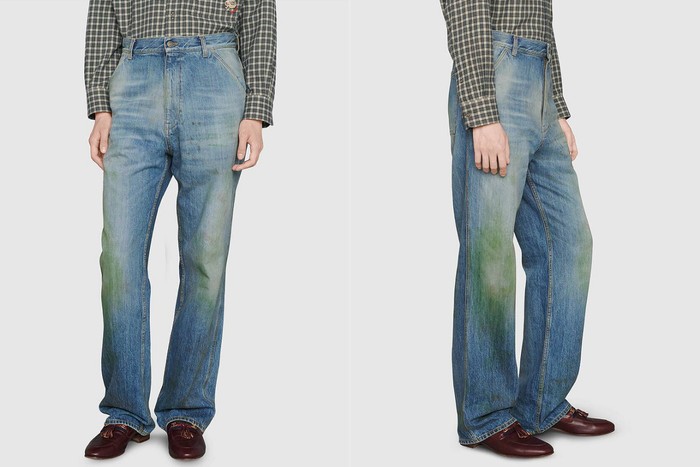 Gucci Hadirkan Celana Jeans dengan Noda Rumput dengan Harga Super Mahal!