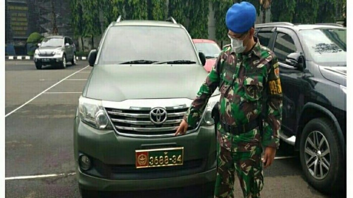 Warga Sipil yang Viral Pakai Mobil Dinas TNI Diperiksa Puspomad, Mobil Disita